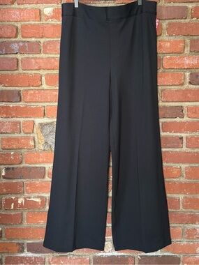 NWT Spanx Ponte Wide Leg Women 2X regular classic black pant